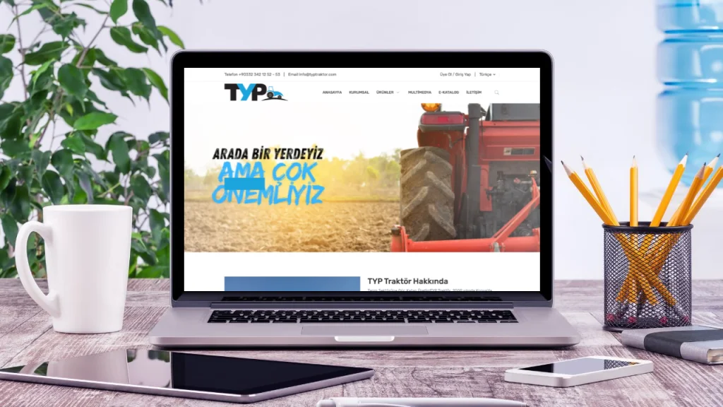 Typ Traktör Kurumsal İnternet Sitesi